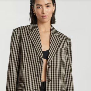Everlane - The 80s Blazer in Khaki/Black